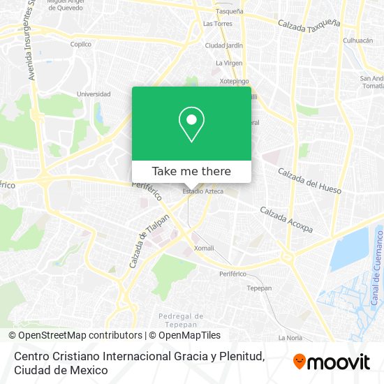 Centro Cristiano Internacional Gracia y Plenitud map