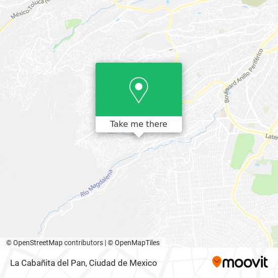 Mapa de La Cabañita del Pan