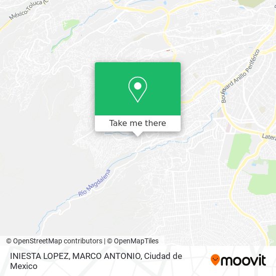 Mapa de INIESTA LOPEZ, MARCO ANTONIO