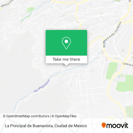 Mapa de La Principal de Buenavista