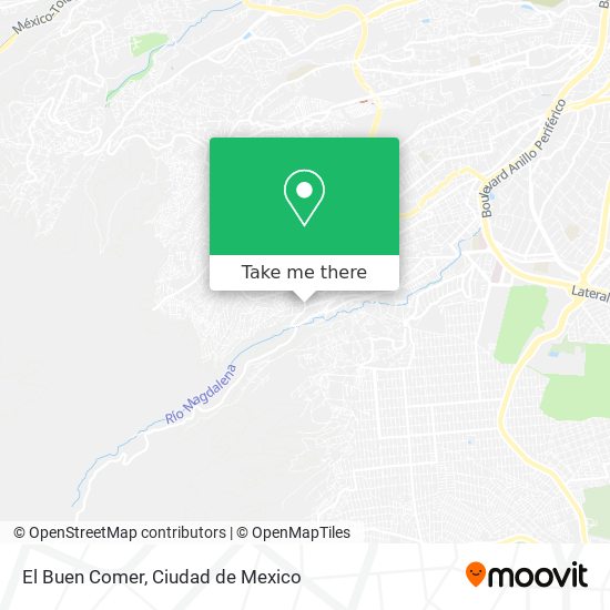 Mapa de El Buen Comer