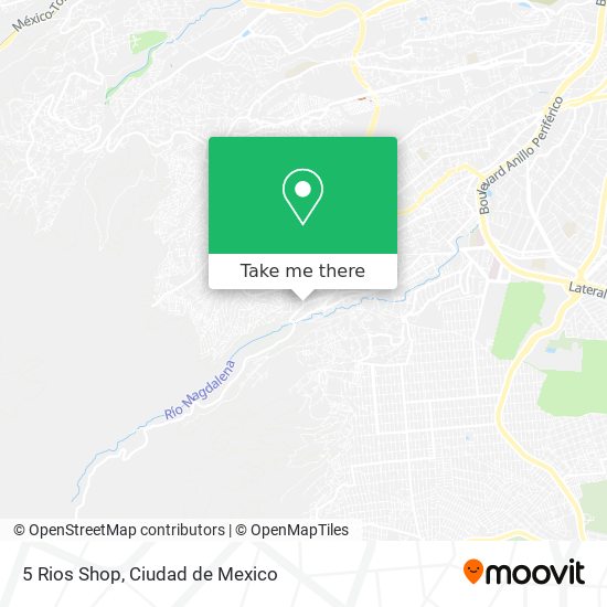 Mapa de 5 Rios Shop