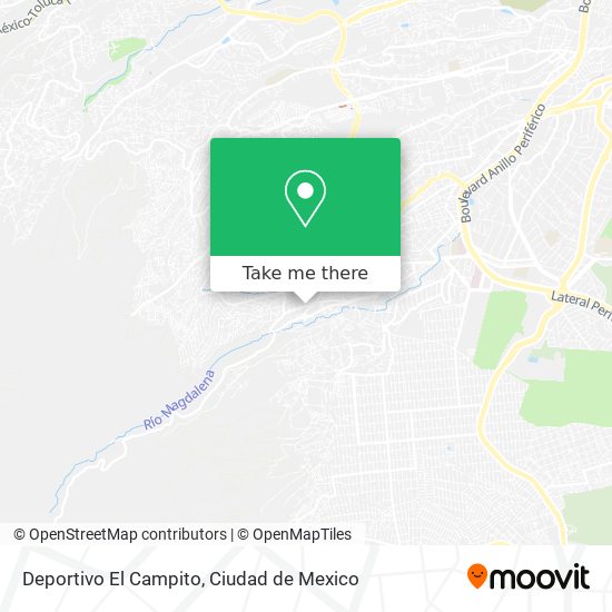 Deportivo El Campito map