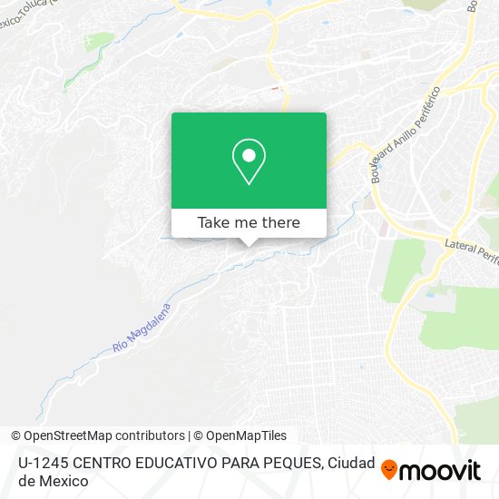 U-1245 CENTRO EDUCATIVO PARA PEQUES map