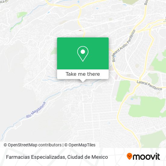Mapa de Farmacias Especializadas