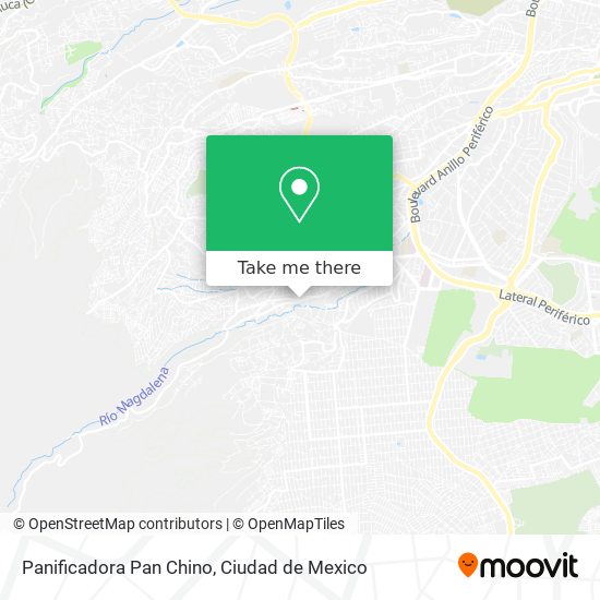 Panificadora Pan Chino map
