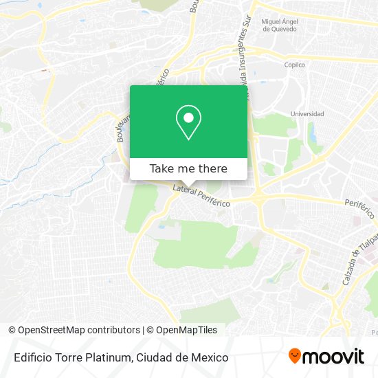 Mapa de Edificio Torre Platinum