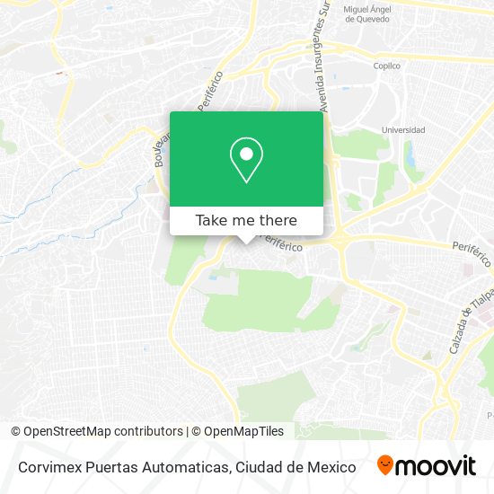 Corvimex Puertas Automaticas map