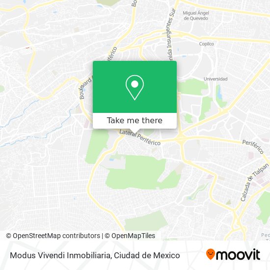 Modus Vivendi Inmobiliaria map
