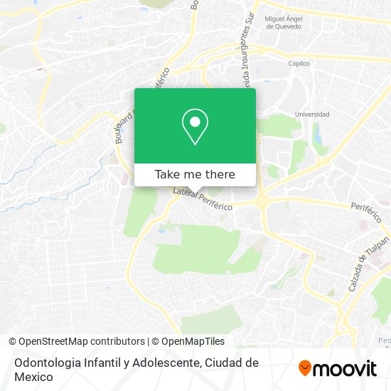 Odontologia Infantil y Adolescente map