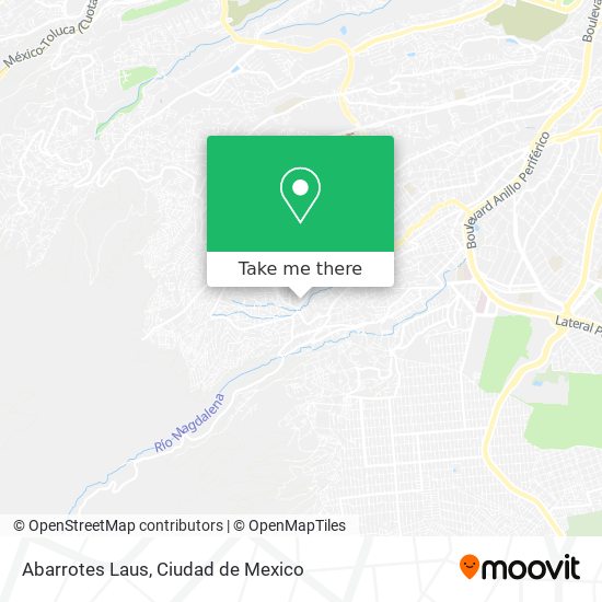 Abarrotes Laus map