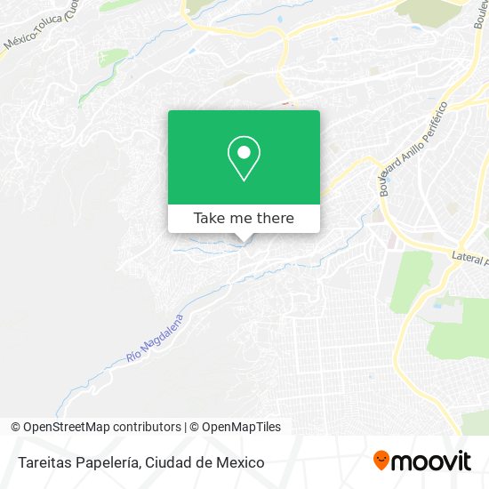 Tareitas Papelería map