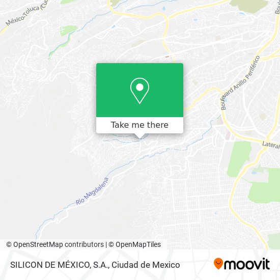 Mapa de SILICON DE MÉXICO, S.A.