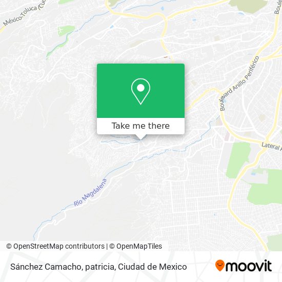 Mapa de Sánchez Camacho, patricia