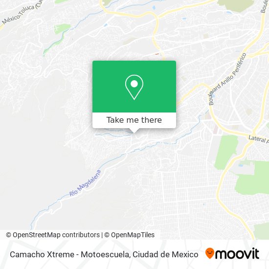 Camacho Xtreme - Motoescuela map