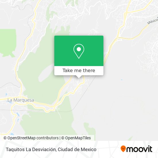 Taquitos La Desviación map