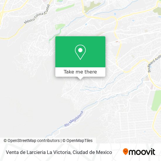 Venta de Larcieria La Victoria map