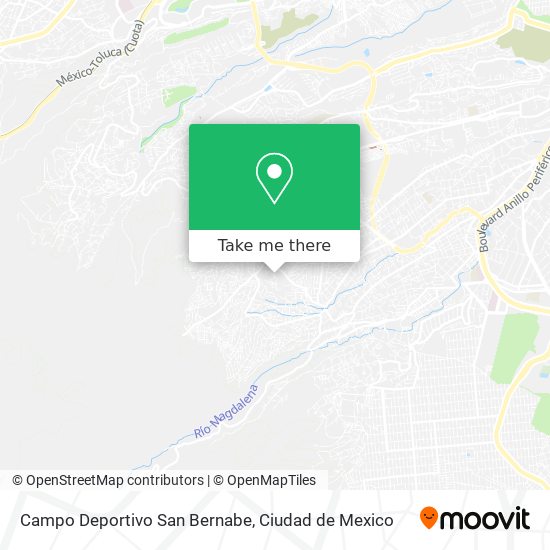 Campo Deportivo San Bernabe map