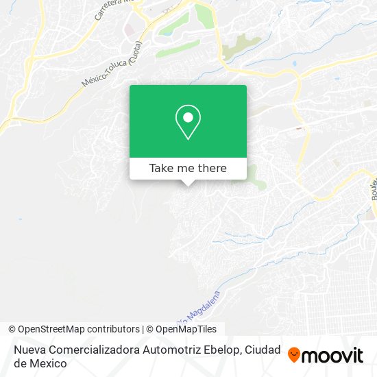 Nueva Comercializadora Automotriz Ebelop map