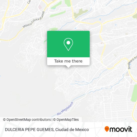 DULCERIA PEPE GUEMES map