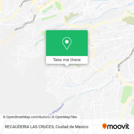 RECAUDERIA LAS CRUCES map