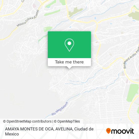 Mapa de AMAYA MONTES DE OCA, AVELINA