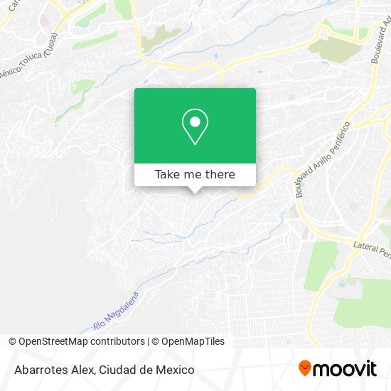 Abarrotes Alex map