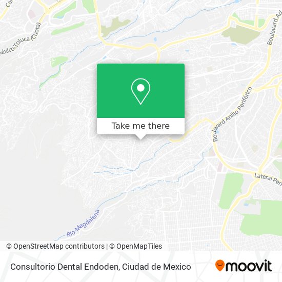 Consultorio Dental Endoden map