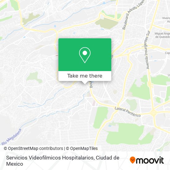 Servicios Videofilmicos Hospitalarios map