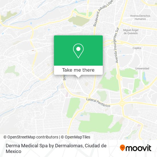 Derma Medical Spa by Dermalomas map