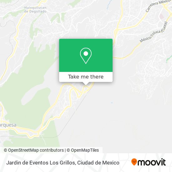 Jardin de Eventos Los Grillos map