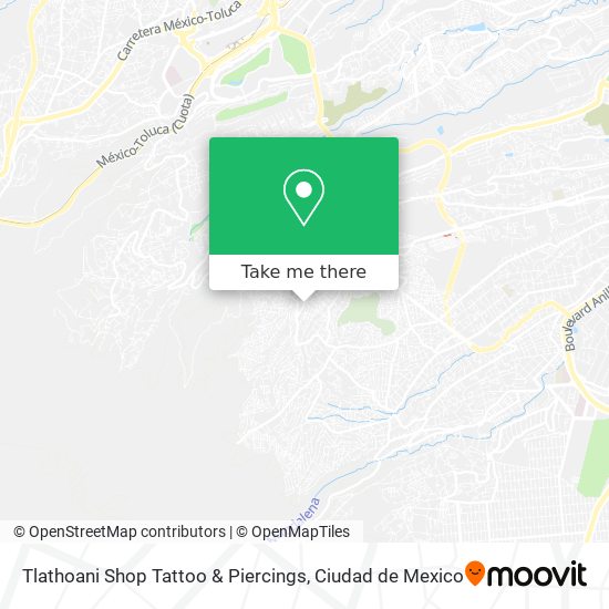 Mapa de Tlathoani Shop Tattoo & Piercings