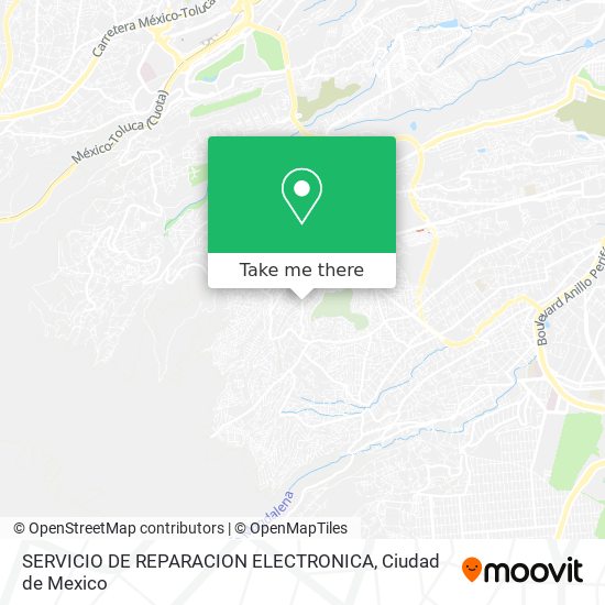 Mapa de SERVICIO DE REPARACION ELECTRONICA