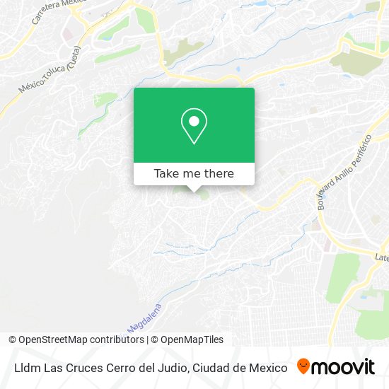 Lldm Las Cruces Cerro del Judio map