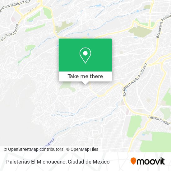 Mapa de Paleterias El Michoacano