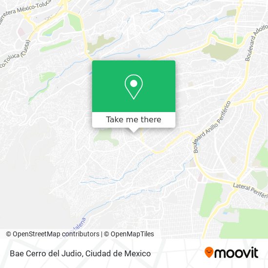 Mapa de Bae Cerro del Judio