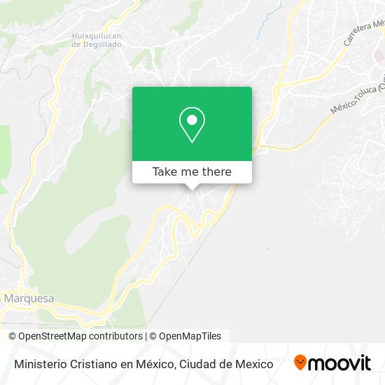 Mapa de Ministerio Cristiano en México