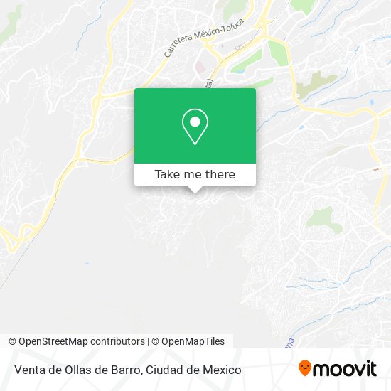 Mapa de Venta de Ollas de Barro