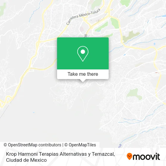 Krop Harmoni Terapias Alternativas y Temazcal map
