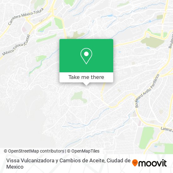 Vissa Vulcanizadora y Cambios de Aceite map