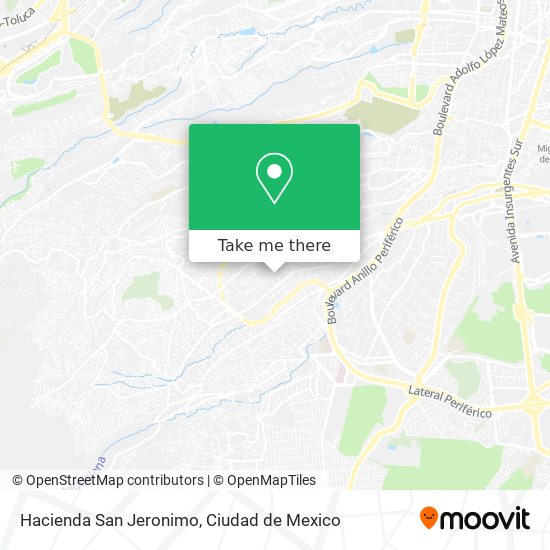 Mapa de Hacienda San Jeronimo