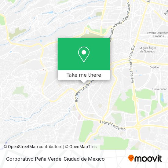 How to get to Corporativo Pe a Verde in Cuajimalpa De Morelos by Bus