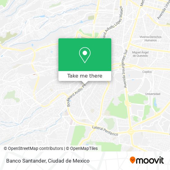 Banco Santander map