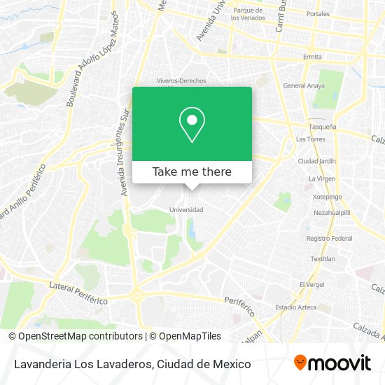 Lavanderia Los Lavaderos map