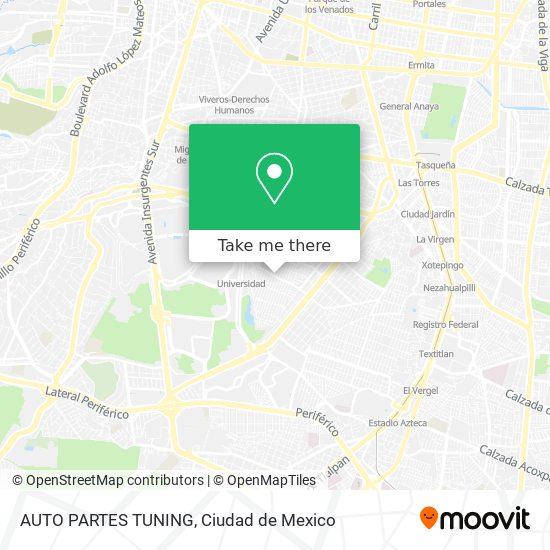 AUTO PARTES TUNING map