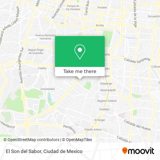El Son del Sabor map