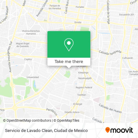 Mapa de Servicio de Lavado Clean