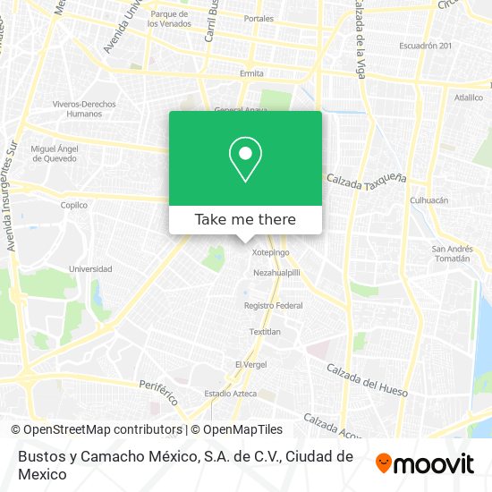 Bustos y Camacho México, S.A. de C.V. map