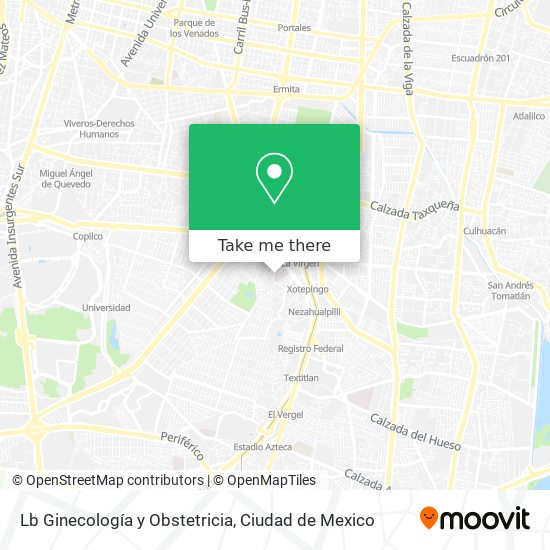 Mapa de Lb Ginecología y Obstetricia