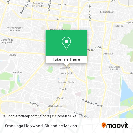Smokings Holywood map